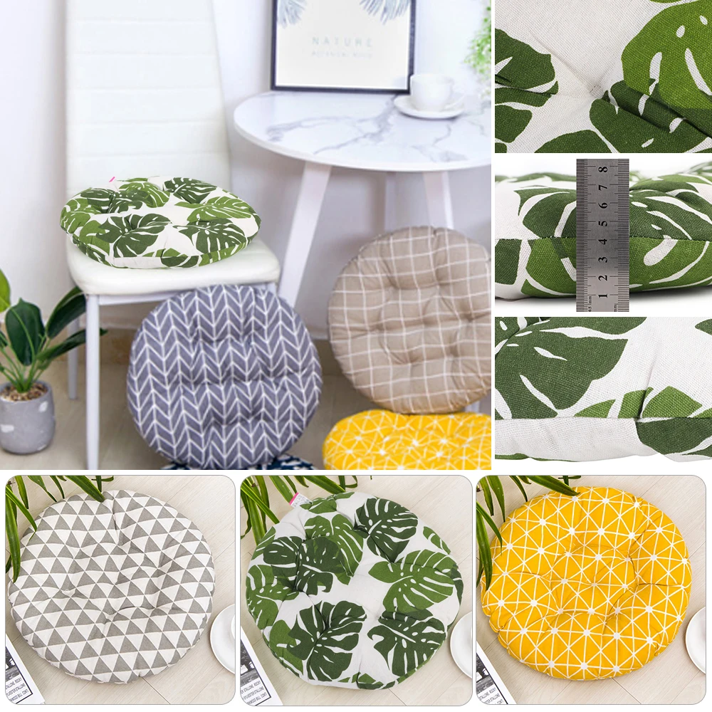 9 видов стилей хлопок Круглый/квадратный утолщенная зимняя подушка кресло для