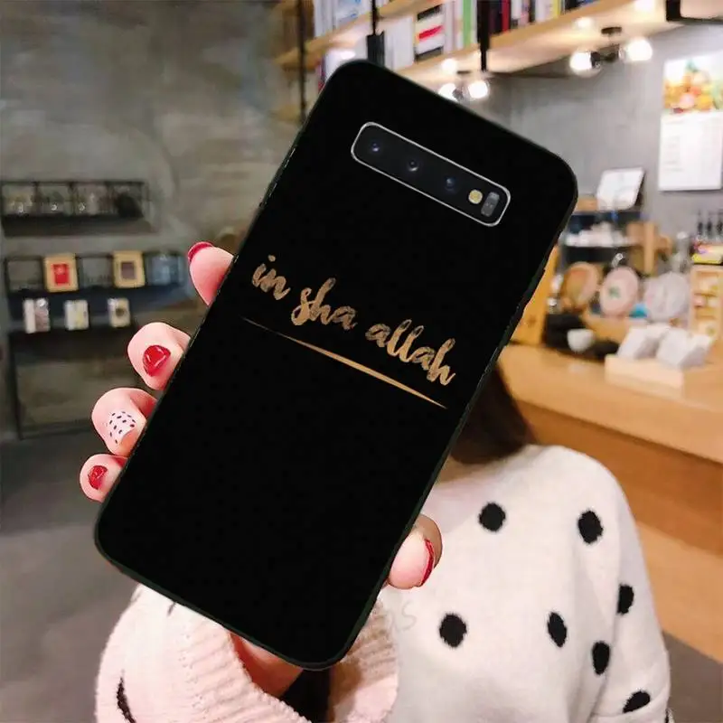 

Islamic Muslim Bismillah Phone Case For Samsung A50 A51 A71 A20E A20S S10 S20 S21 S30 Plus ultra 5G M11 funda shell