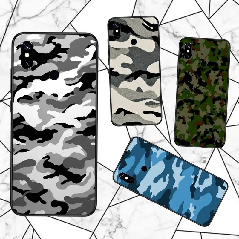 

Camouflage Pattern Camo military Army Phone Case For Xiaomi Redmi note 7 8 9 11 t s 10 A pro lite funda shell coque