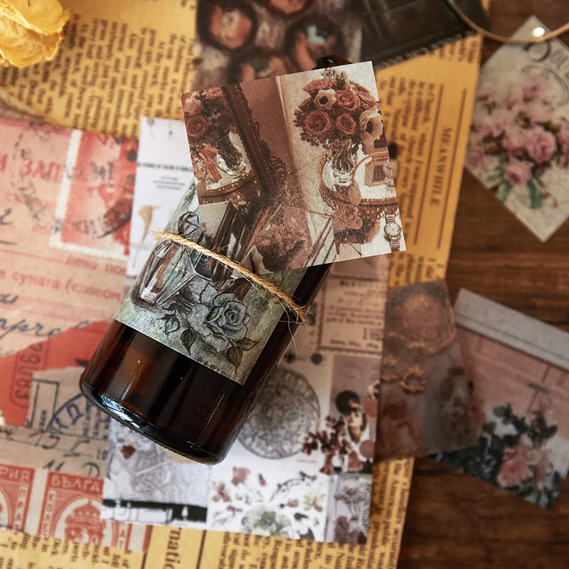 Наклейка для дневника в стиле ретро | Канцтовары офиса и дома