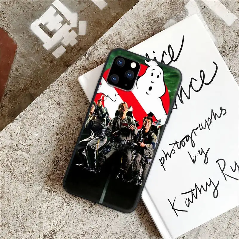 

Ghostbusters Black Silicone Mobile Phone Case Cover For IPhone 12 11 Pro Max Xs X Xr 7 8 6 6s Plus 5 5s Se 2020