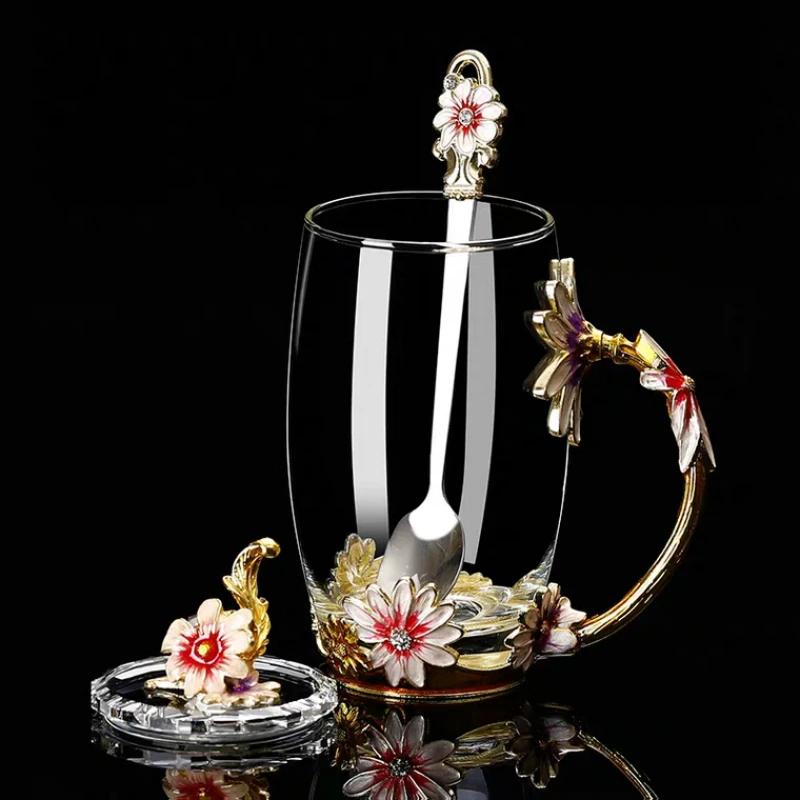 Эмалированная Кружка для чая высокотемпературная устойчивая к воздействию