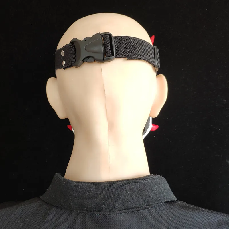 

Game OW Genji Devil Cosplay Mask Unisex Halloween Hannya Resin Full Face Headgear Masks Christmas Gift