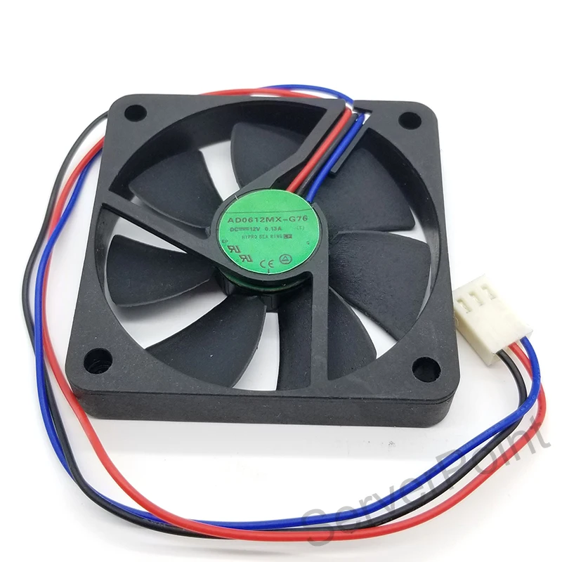 

Original authentic for AD0612MX-G76 Server Cooler Fan DC 12V 0.13A 60x60x10mm 3-wire