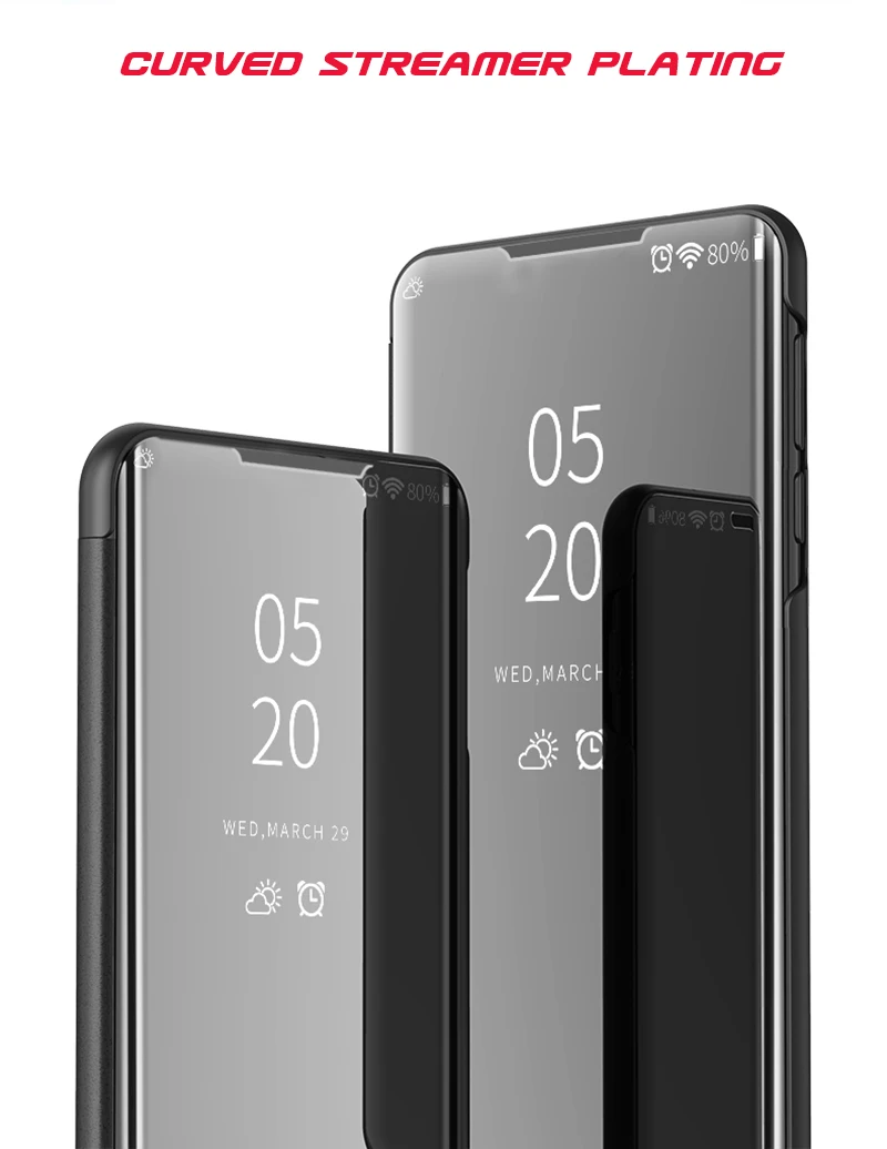 Smart Mirror Flip Case For Xiaomi Redmi Note 8 7 6 5 K20 Pro 7S 4X 3 For Redmi 5 S2 4X Go 5A 6A 6 7 7A 5 Plus A2 Y1 Lite Cover