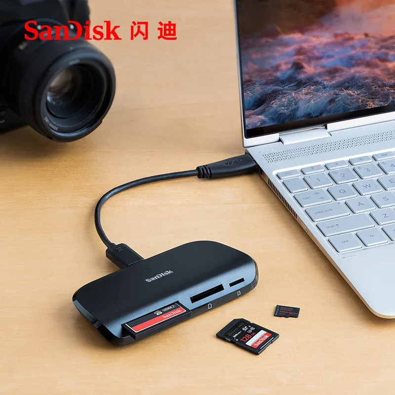 SanDisk считыватель карт памяти Imagemate Pro USB 3 0 многокарточный для SD SDHC SDXC microSDHC microSDXC UDMA7