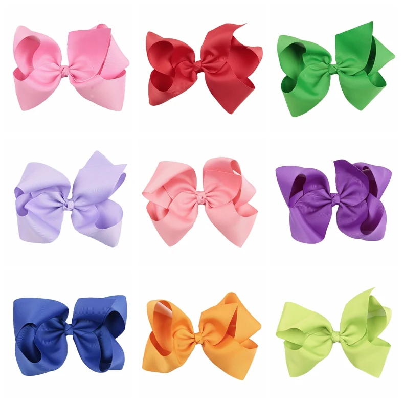 

10pcs/set Infant Ribbon Hair Bow with Clips Baby Girls Hairpins Children Clothing Accessories Photography Props Kids Gifts
