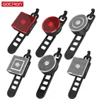 Велосипедный предупреждающий фонасветильник CACIRON, 10-80 лм, велосипедная фара, безопасный светоотражающий, водонепроницаемый, задний фонарь