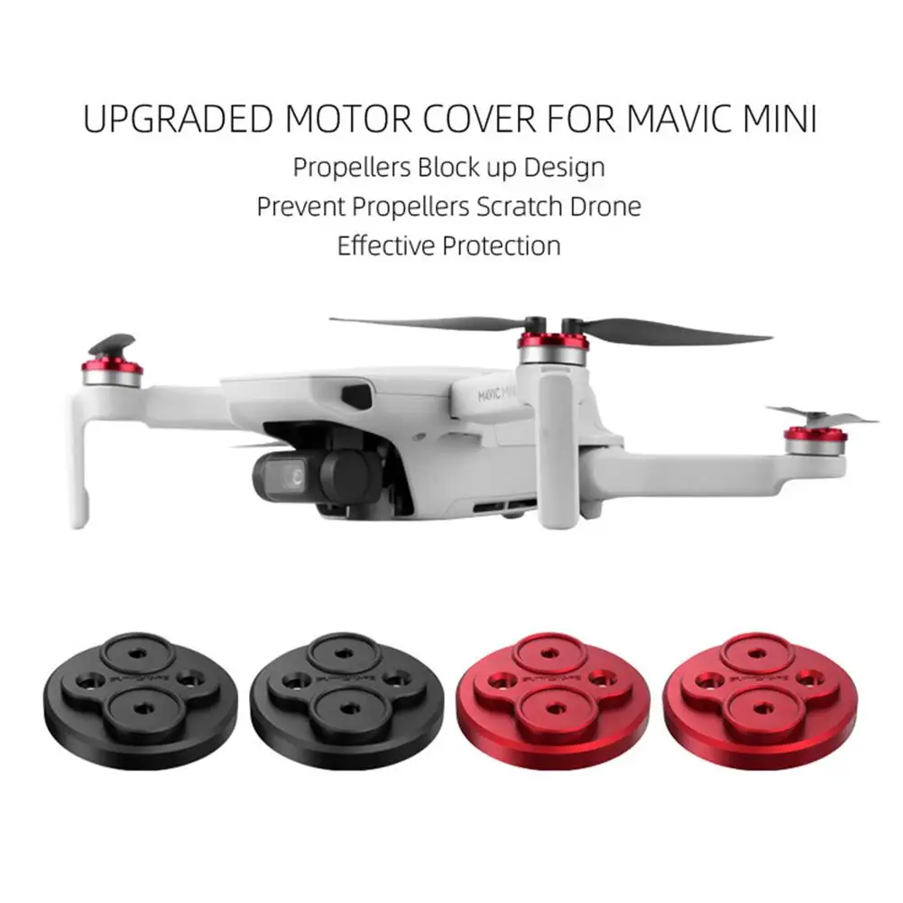 Scratch-proof Propellers Block-up Protective Aluminum Alloy Motor Cover for Mavic Mini DroneUpgraded Covers r60 | Электроника