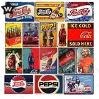 Металлический значок Cola, искусство сока, настенные таблички, декор для кухни и бара, плакаты с ржавчиной в стиле ретро для украшения бара