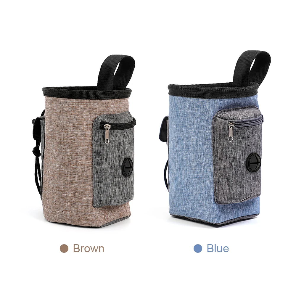 Портативный мешок для лакомства собак держатель наживки щенков поясная сумка
