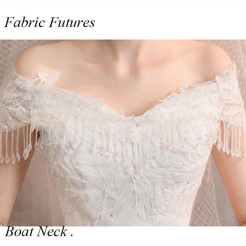 Модные дешевые свадебные платья цвета слоновой кости из органзы с бисером 2022