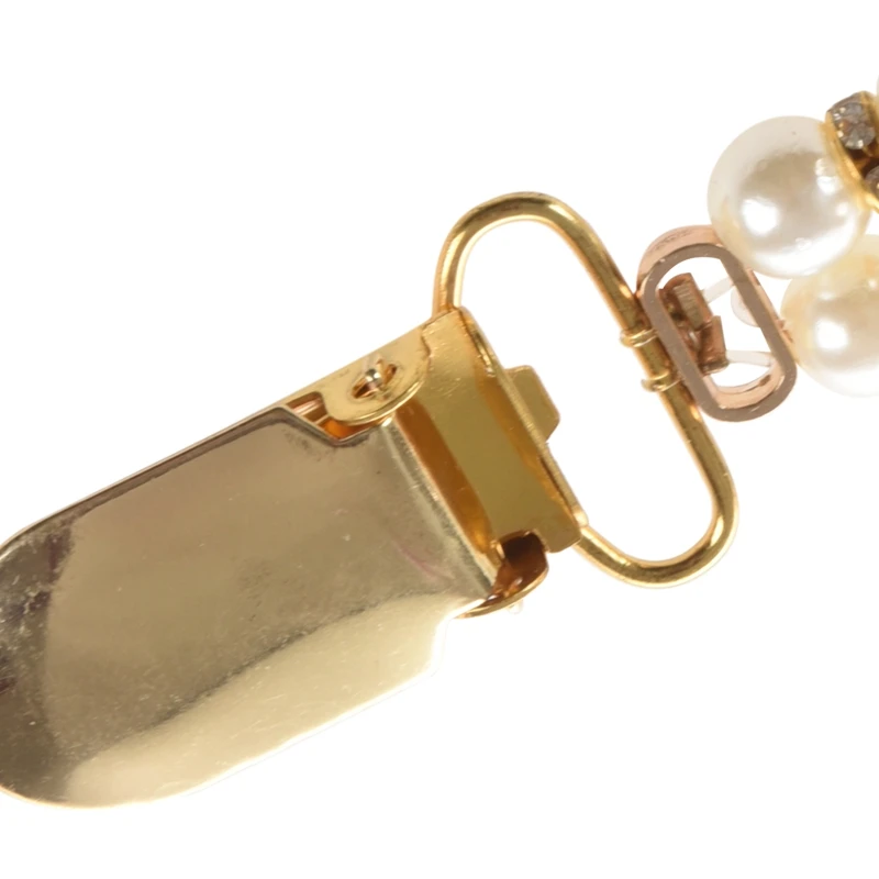 

Europe And The United States Popular Clothing High-End Pearl Dress Clip Gold Duckbill Button Cardigan Tightening Clip