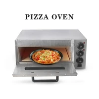 itop electric pizza oven baking machine stainless steel commercial househould pizza cooker bakery stone dual heating elements