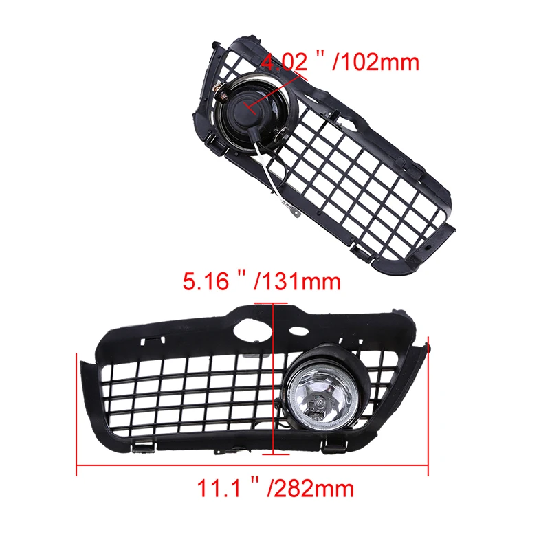 POSSBAY галогенные/светодиодный Противотуманные фары Дневные Фары Светильник в