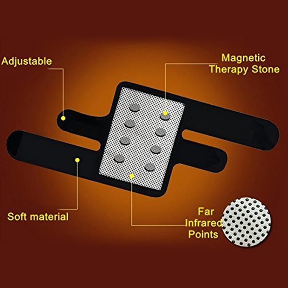 1 пара Турмалин САМОНАГРЕВАЮЩАЯСЯ наколенники магнитотерапия наколенник для