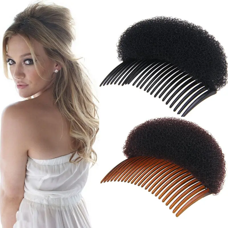 Женская мода зажим для укладки волос Объем Boost расческой палки гульки оплетки