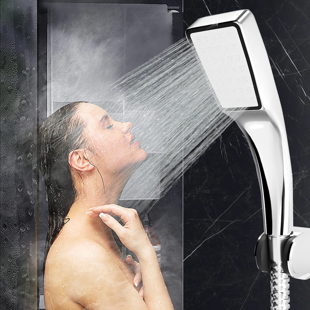 

Lyfead High Pressure Rainfall Shower Heads 300 Holes Shower Head Water Saving Filter Spray Nozzle Shower Equipment