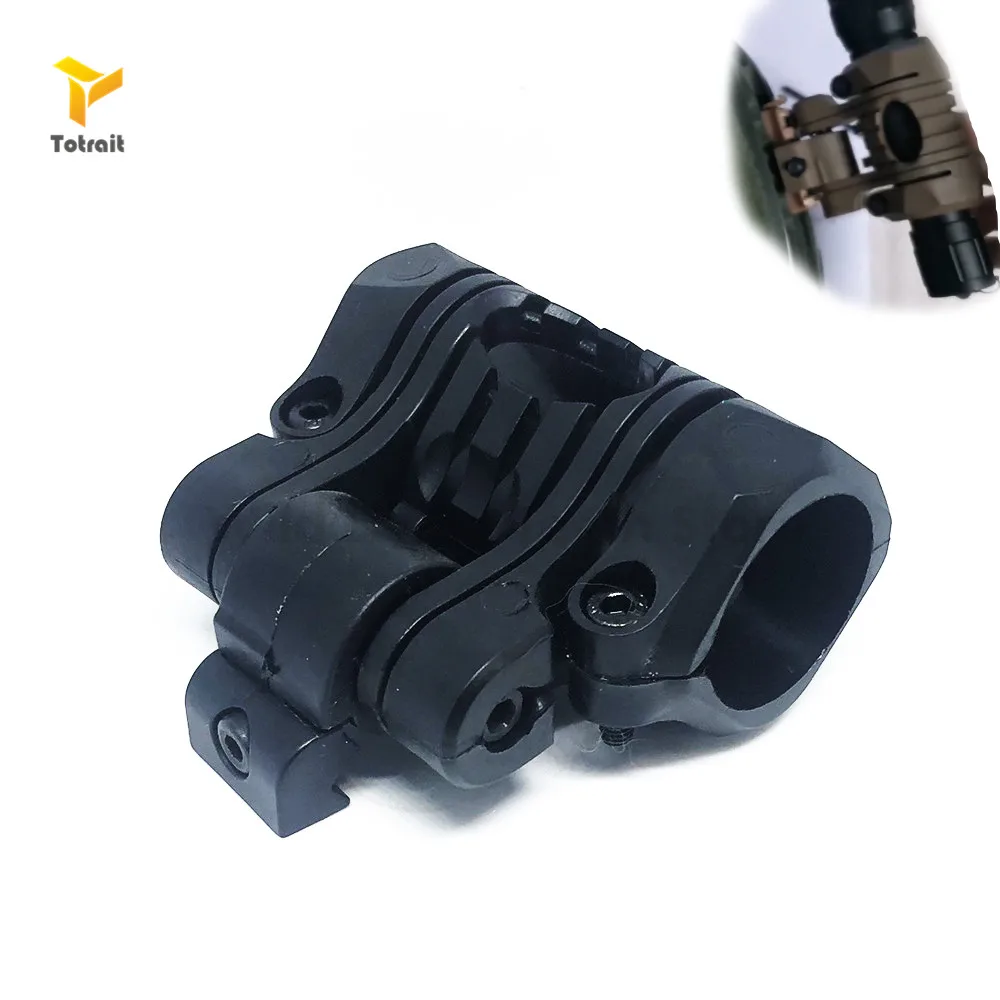25 мм 5 позиционный Тактический шлем фонарик держатель фонарь зажим для крепления