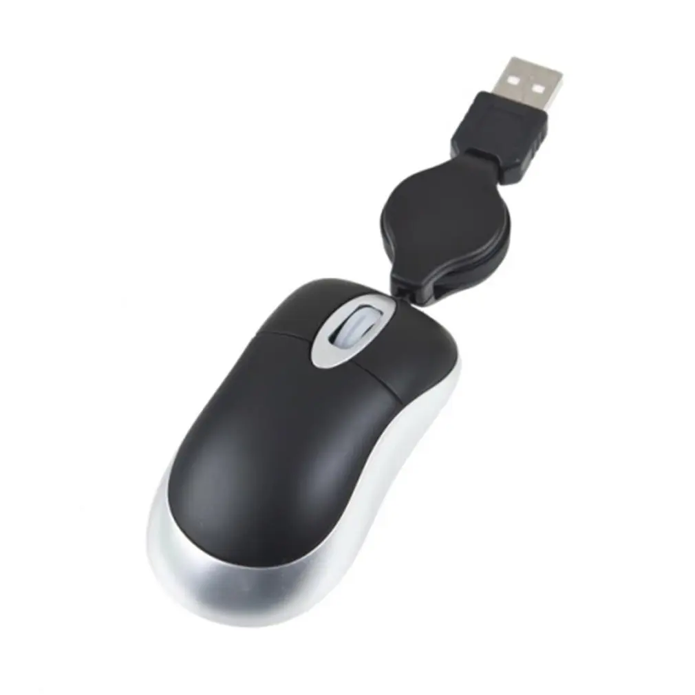 Портативный компьютер ноутбук USB 2 0/1 1 Мышь Выдвижной тонкий оптическая прокрутка