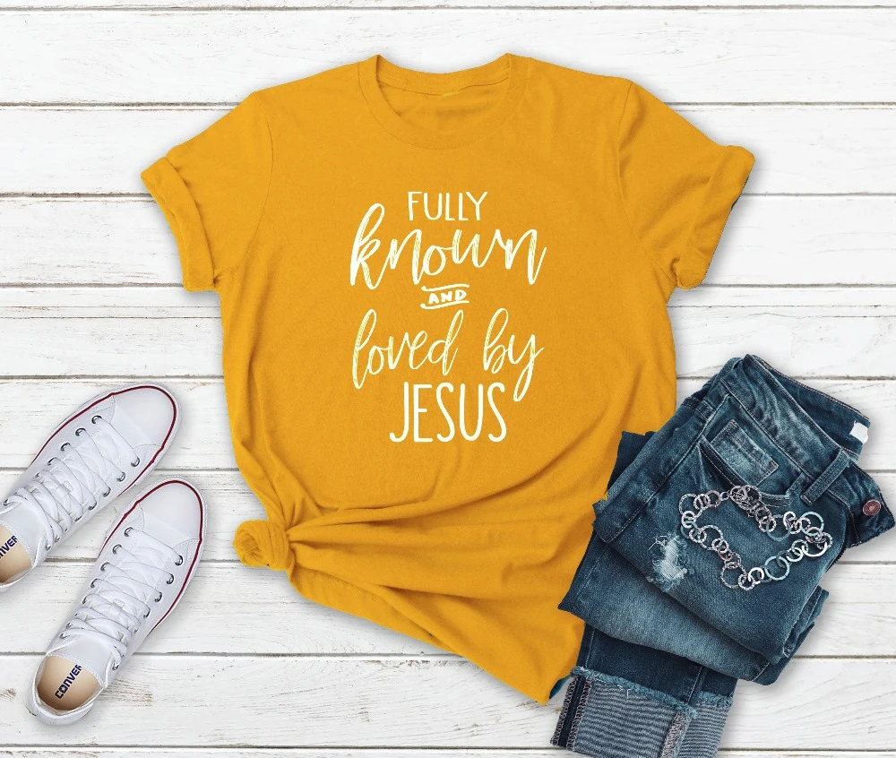 Полностью известная и любимая футболка Jesus христианский лозунг поверить вера