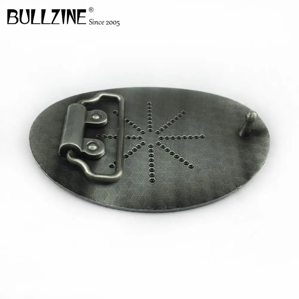 BULLZINE Оптовая Продажа цинковый сплав с цветами в западном стиле пряжка на ремешке