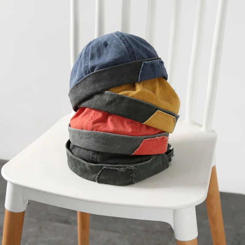 Винтажная Кепка в стиле хип-хоп Мужская потертая хлопковая кепка с черепом