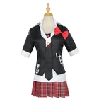 Danganronpa джунко эношима Косплей Костюм JK Форма одежда JK Короткая юбка для девочек, с рисунком из аниме комплекты на Хэллоуин Cos