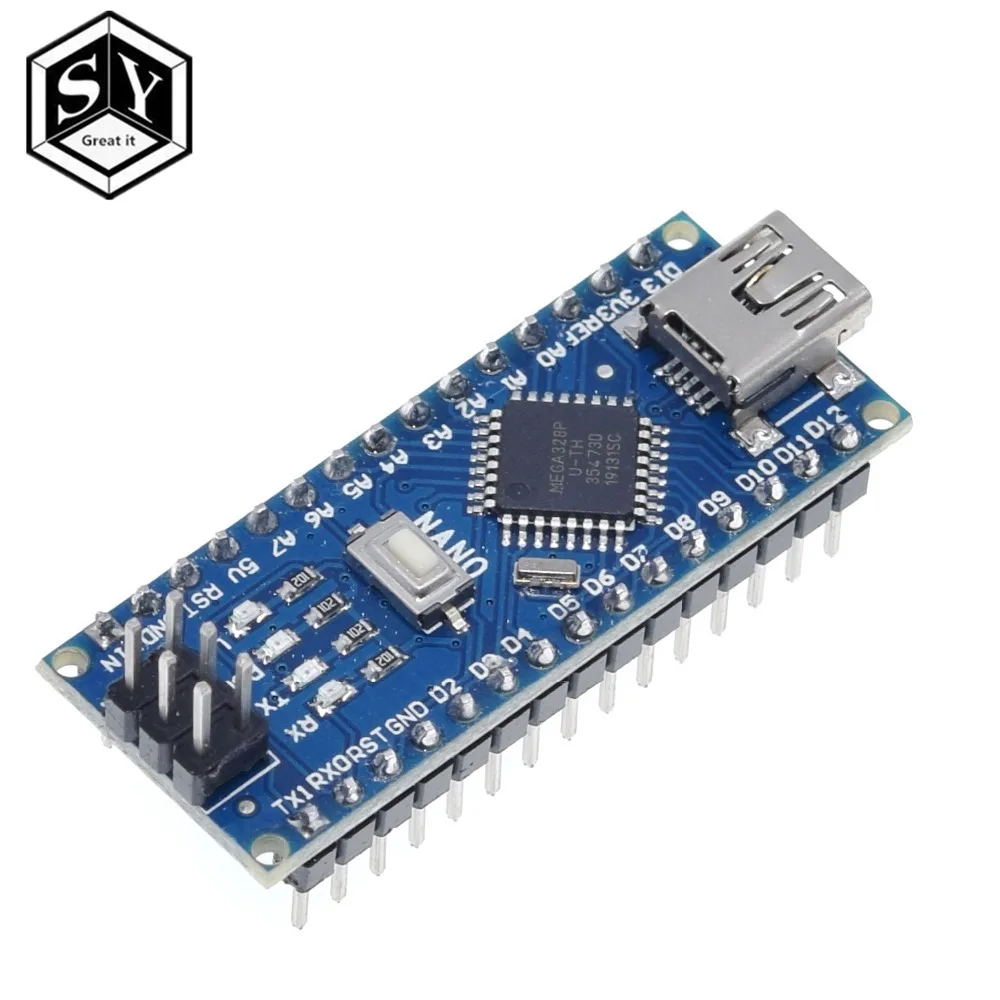 1 шт. отличный нано 3,0 контроллер Nano CH340 USB драйвер ATMEGA328 ATMEGA328P нано мини USB с Загрузчиком для arduino