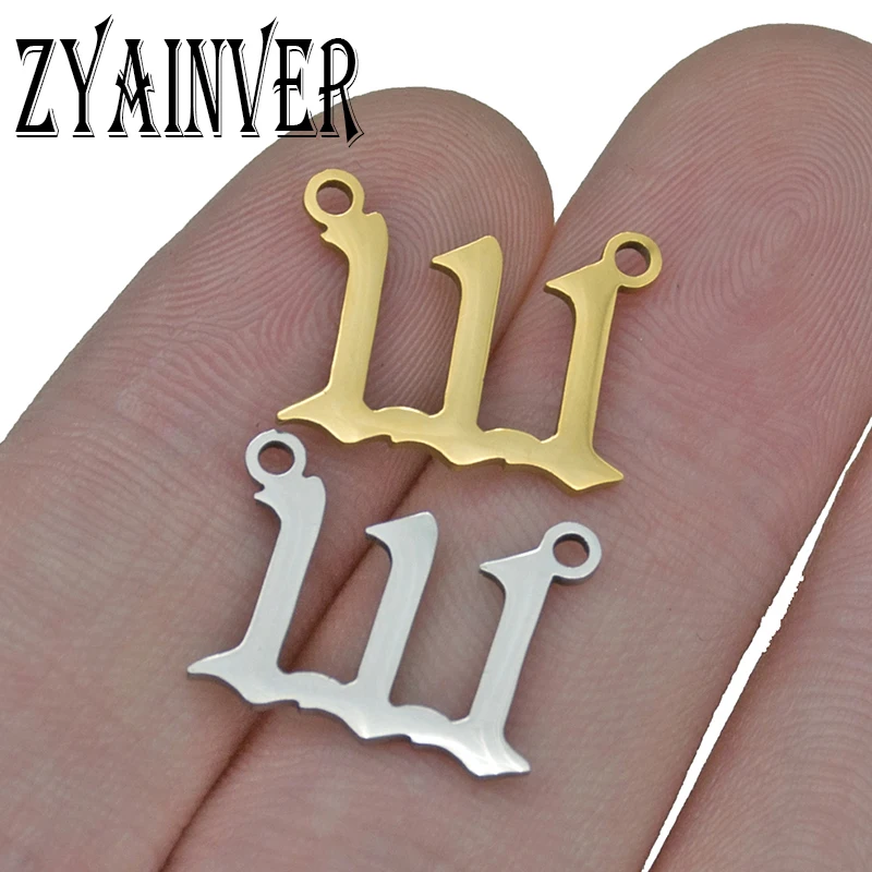 Браслет из нержавеющей стали с подвеской в виде цифры ангела | Украшения и