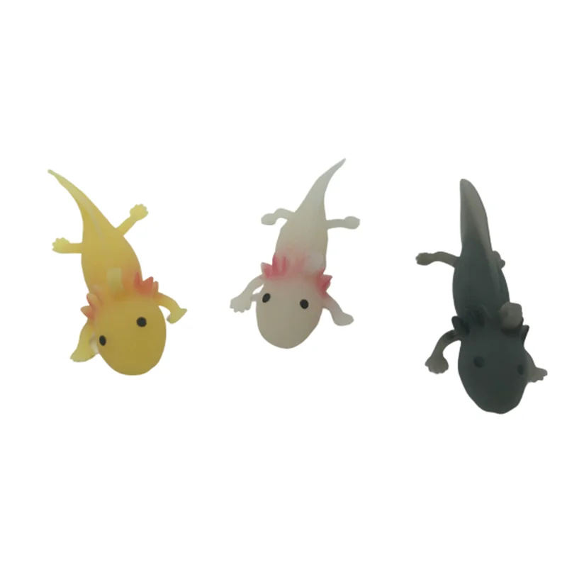 Забавный брелок антистресс сжимаемая рыба гигантская саламанда игрушка для