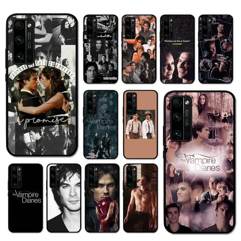 

The Vampire Diaries Damon Salvatore Phone Case For Huawei Honor V30 30 9X 7A Pro View 20 10 9 Lite 10I 8C 8X 5A Play Cover