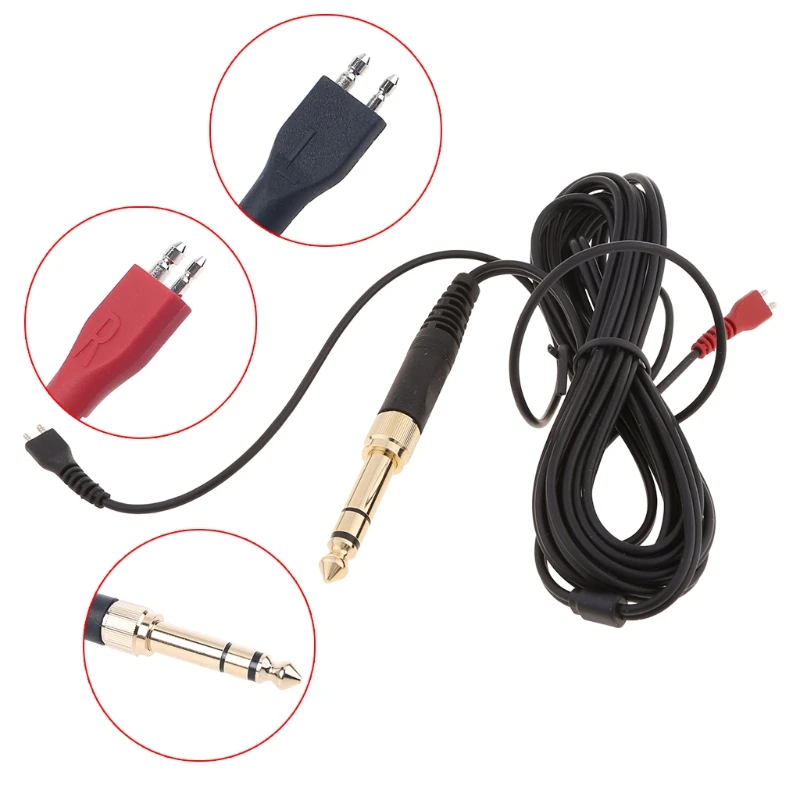 Сменный аудиокабель 3 м для наушников Sennheiser HD650 HD600 HD580 HD25|Аксессуары наушников| |