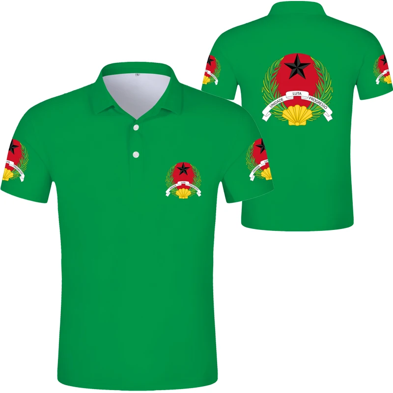 Рубашка поло Гвинея-биу рубашка с бесплатным именем и номером gnb рубашка-поло