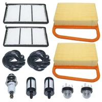 air pre filter cleaner w fuel filter line kit for stihl ts410 ts420 lawn mower replace 4238 140 1800 4238 140 4401 42381410300b