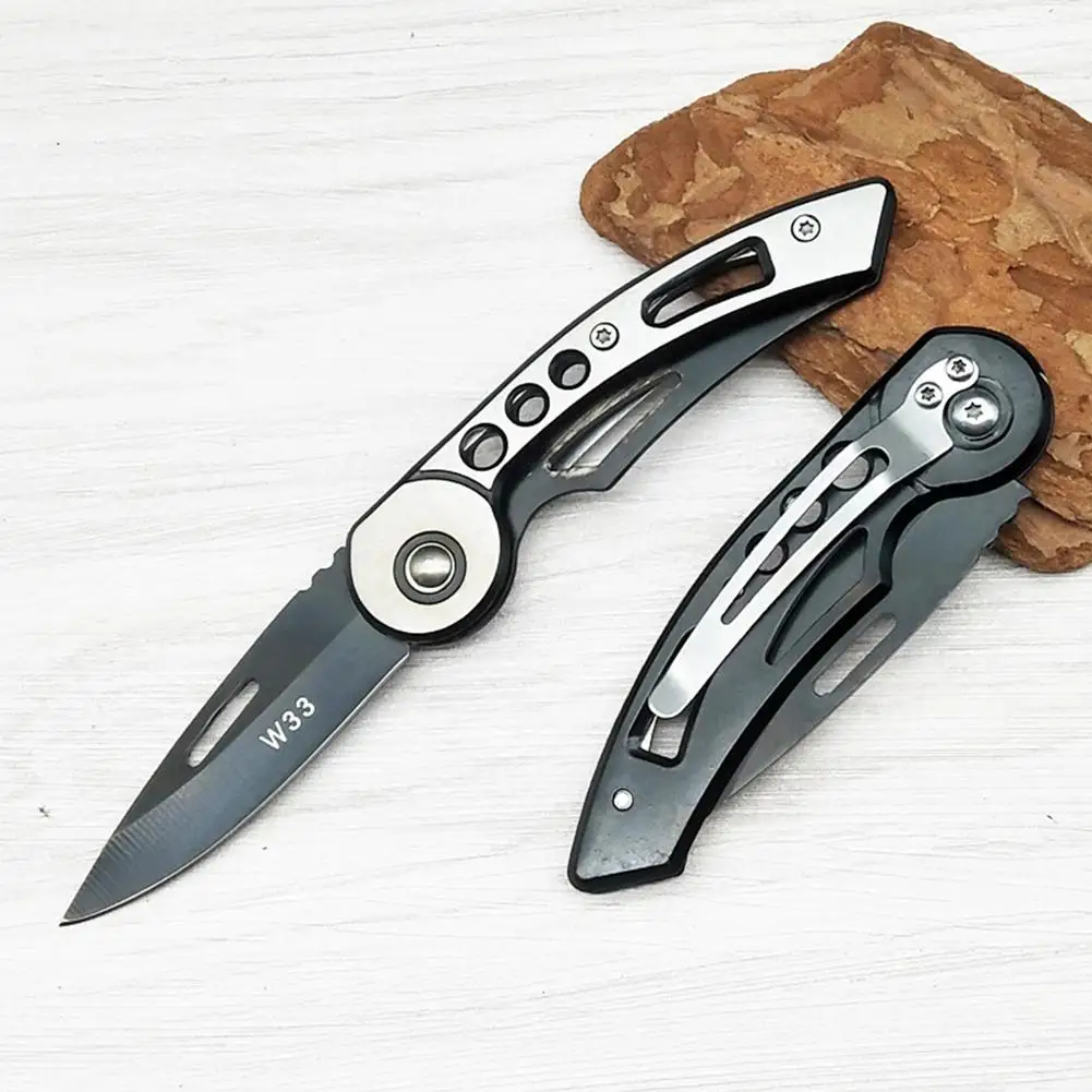 Мини стальной складной походный нож для выживания Многофункциональный Открытый