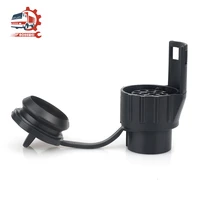 aohewei 12v plastic trailer plug socket adapter 7 pin to 13 pin connector for towbar caravan electrical converter with cover