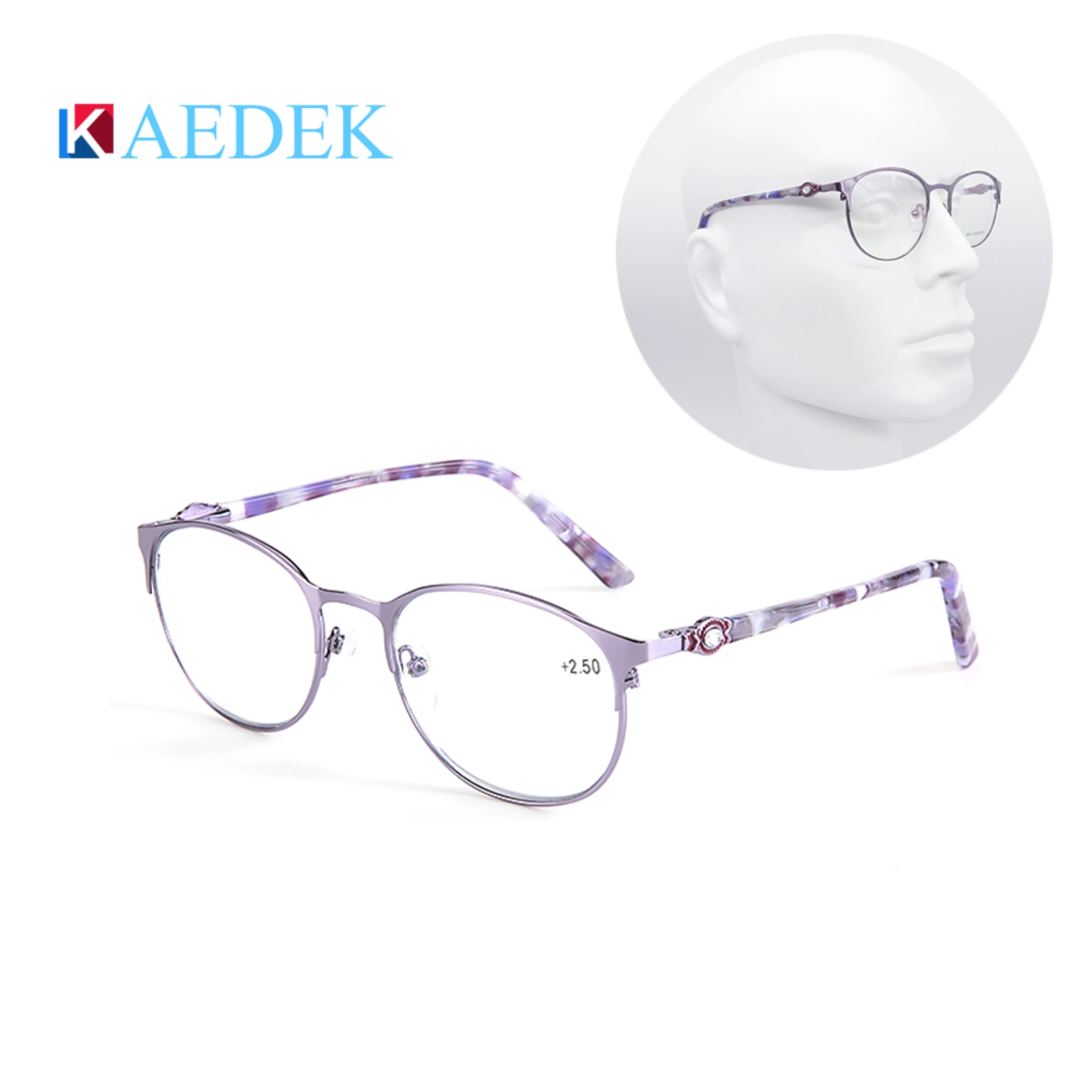 Модные женские очки для чтения KAEDEK кошачий глаз с защитой от синего света новый
