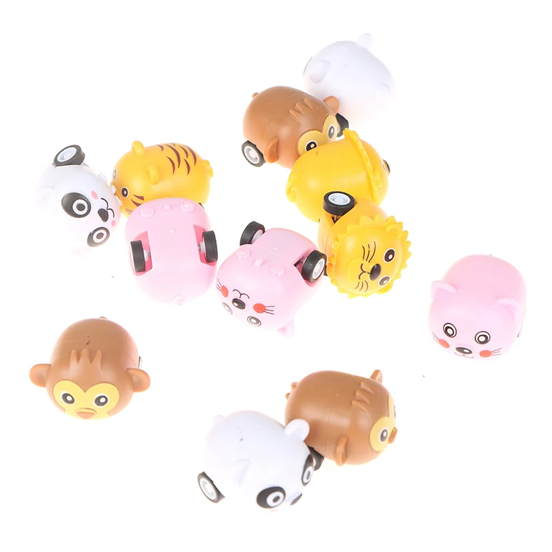 

1PC Cute Animal Pull Back Car Tiger Inertia Car Toys Children's Boys Girls Interesting Kids Gifts Toy
