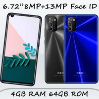 6 72 screen 9x pro frontback camera face id global smartphones unlocked android 4g ram64g rom 8mp13mp celulares mobile phone