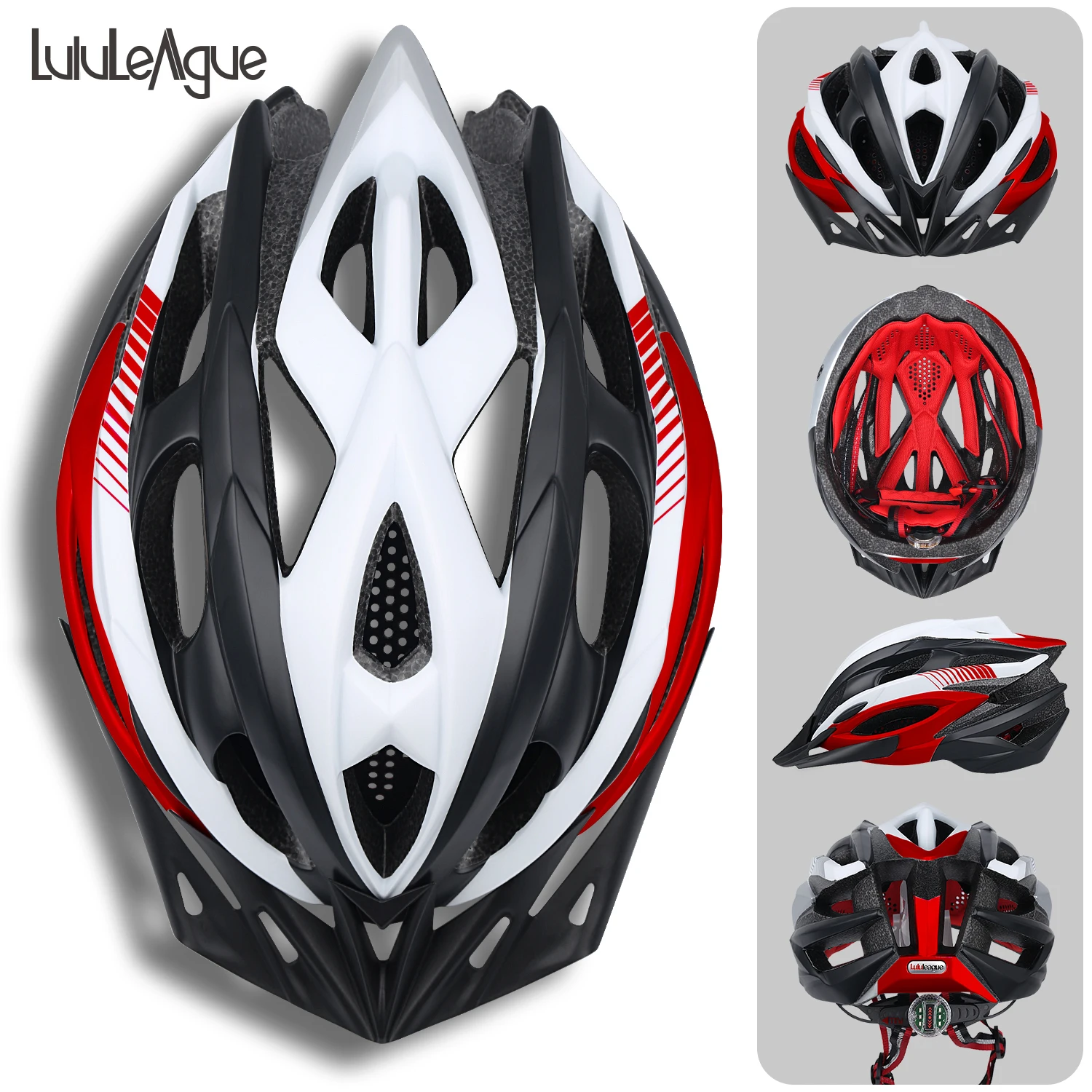 Lululeague велосипедный шлем сверхлегкий MTB дорожный светодиодный козырек для