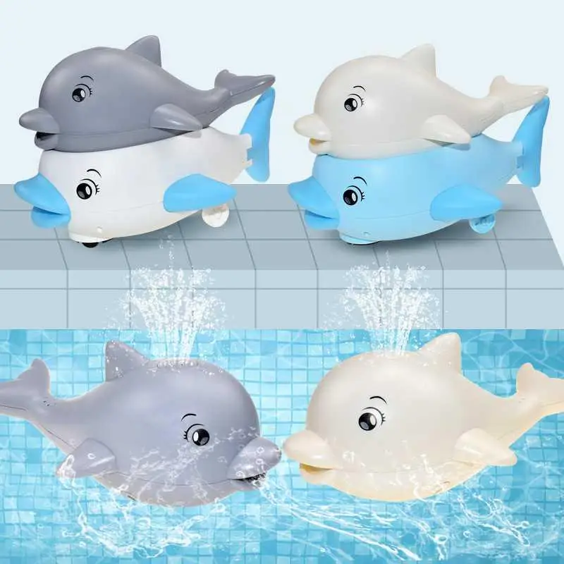 Игрушка детская для ванны электрический шар купания с распылителем воды Китом и