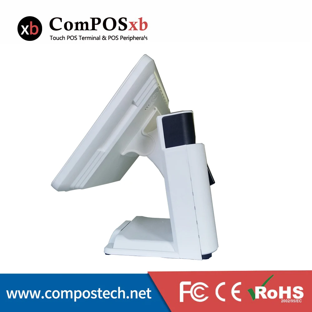

ComPOSxb best selling pos terminal 15inch touch screen possystems white pos pc for retail
