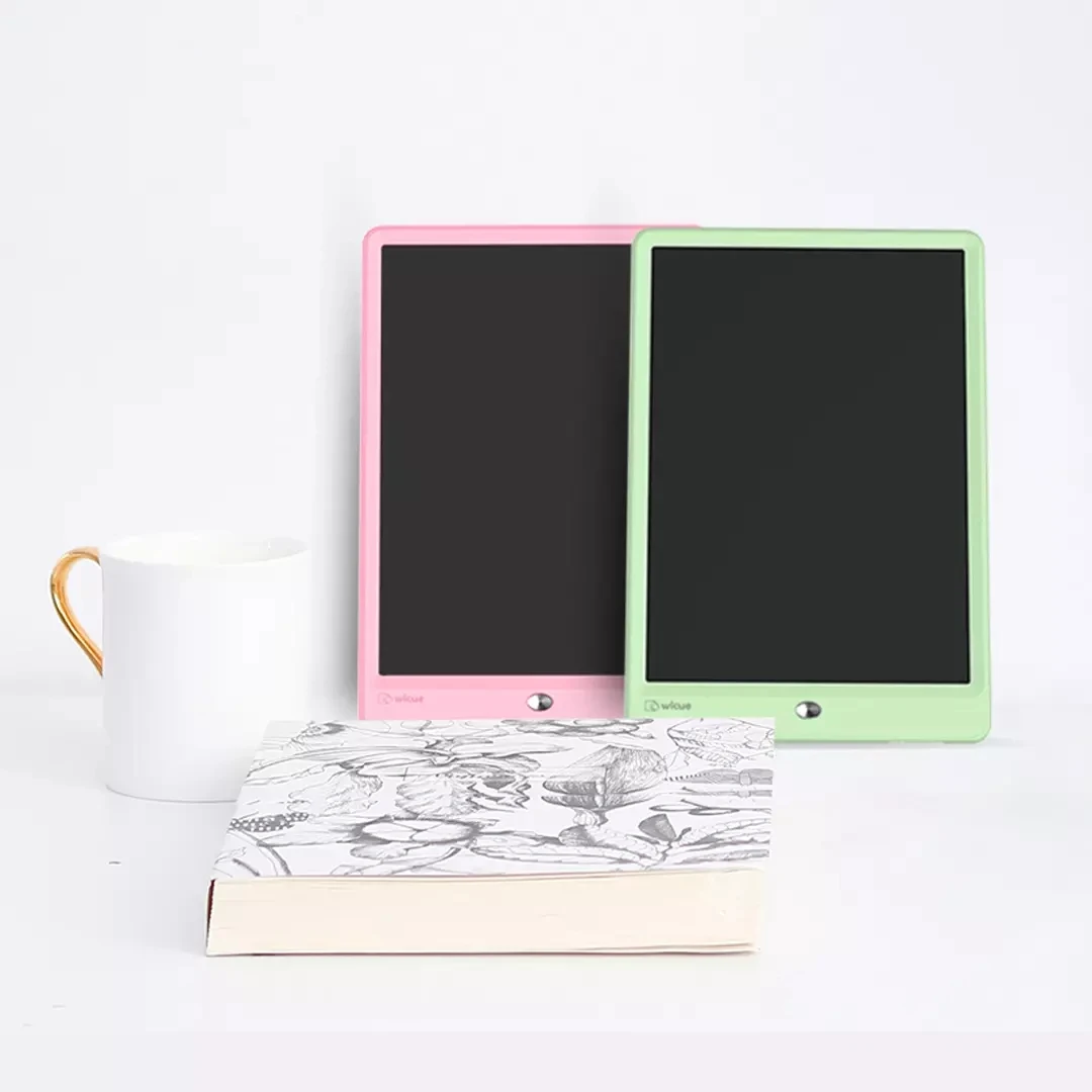 

Wicue LCD Writing Blackboard 12/10 Inch Colorful Monochrome Drawing Pad With Pen Clear Hand Writing Tablet Board For Children