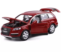 132 alloy car model suv audi q7 3 0t childrens birthday gift with acousto optic return force