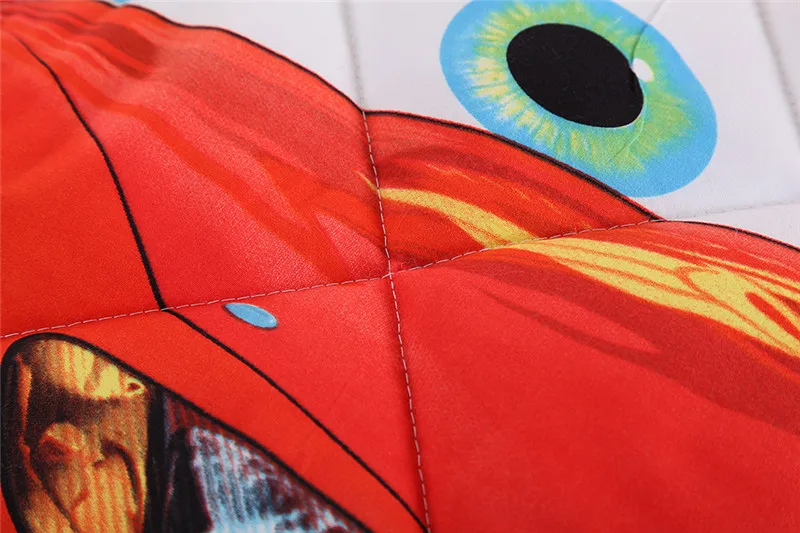 Летнее стеганое одеяло с машинками Disney McQueen постельное белье хлопковые Чехлы