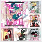 Плакат на стену с изображением ведьмы в HD-стиле