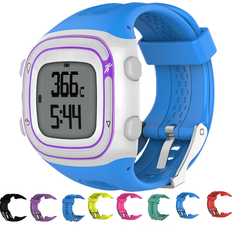 Ремешок для наручных часов Garmin Forerunner 10 15 GPS спортивные часы Мягкий силикон