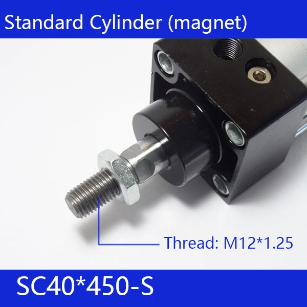 SC40*450-S 40mm Bore 450mm Stroke SC40X450-S SC Series Single Rod Standard Pneumatic Air Cylinder SC40-450-S | Обустройство дома