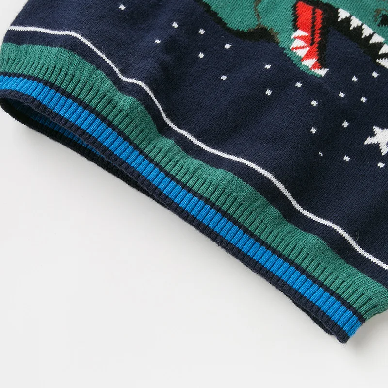 DB12327 dave bella autumn winter knitted sweater infant baby boy long sleeve pullover kids toddler tops children | Мать и ребенок